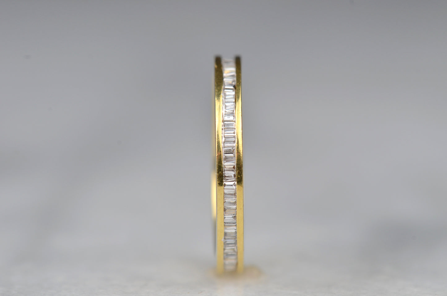 Shimmering Vintage Baguette Eternity Ring