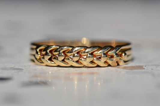 Thin Antique Keeper Ring