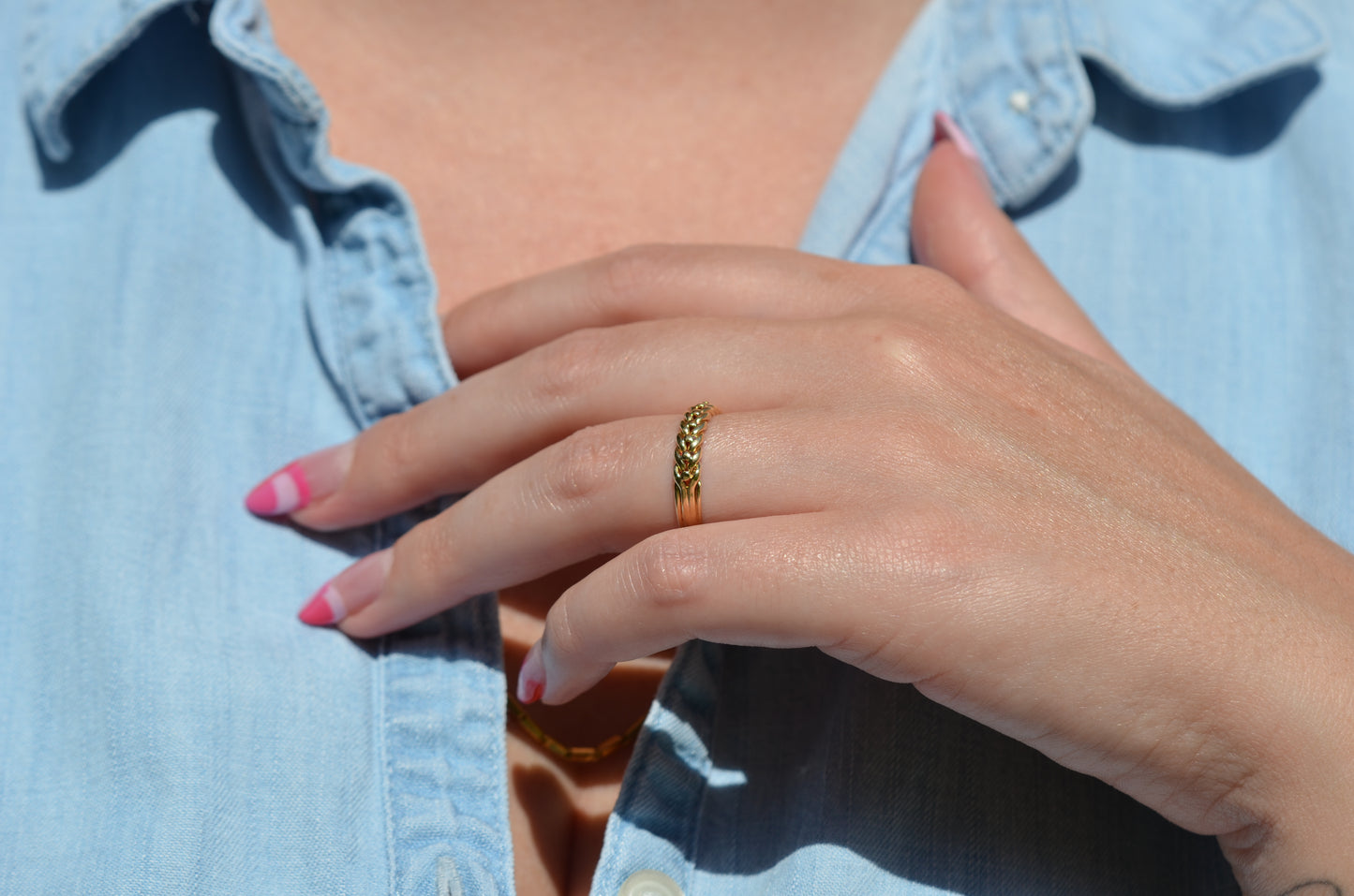 Thin Antique Keeper Ring