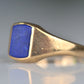 Vivid Sentimental Memorial Lapis Signet