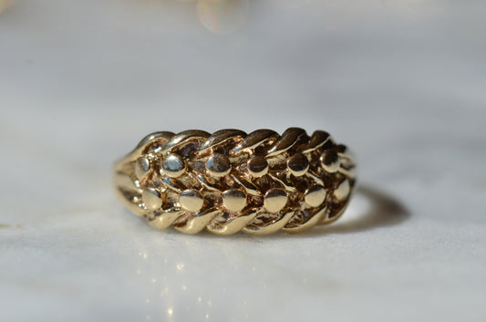 Smooth Vintage Keeper Ring