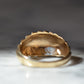 Decadent Criss-Cross Vintage Croissant Ring