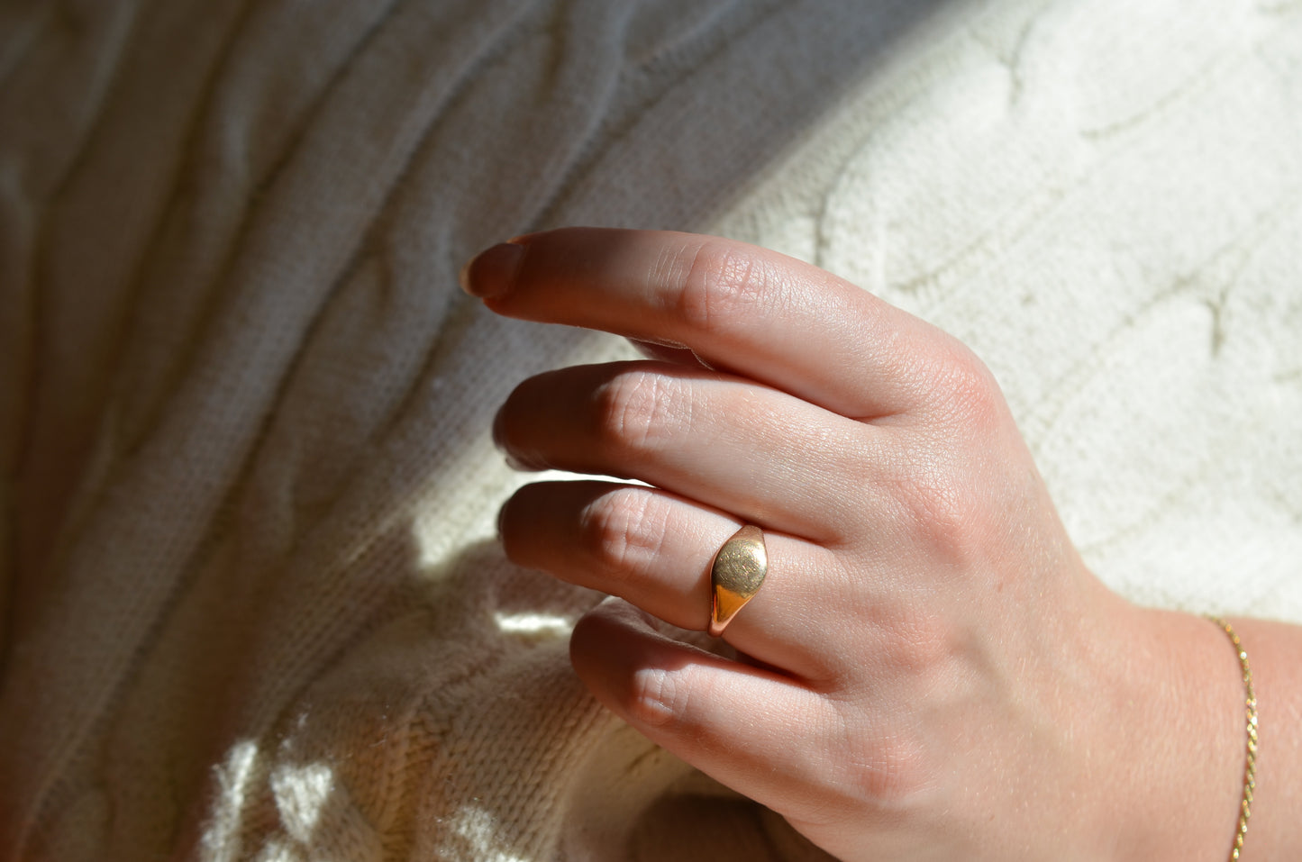 Soft Vintage Signet Ring
