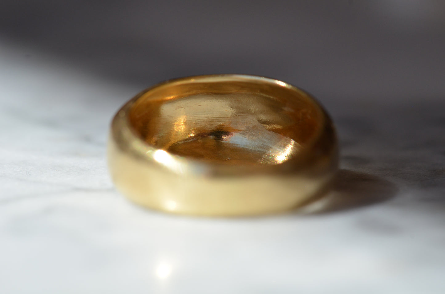 Luxurious Gold Bombé Ring