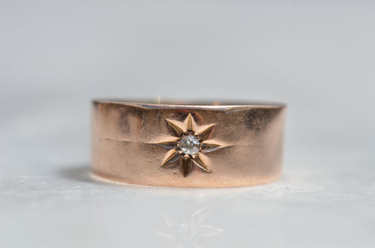 Worn In Antique Diamond Cigar Band