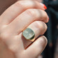 Scintillating Rays Vintage Signet Ring