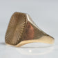 Scintillating Rays Vintage Signet Ring