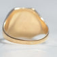 Scintillating Rays Vintage Signet Ring
