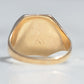 Scintillating Rays Vintage Signet Ring