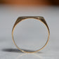 Scintillating Rays Vintage Signet Ring