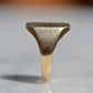 Scintillating Rays Vintage Signet Ring