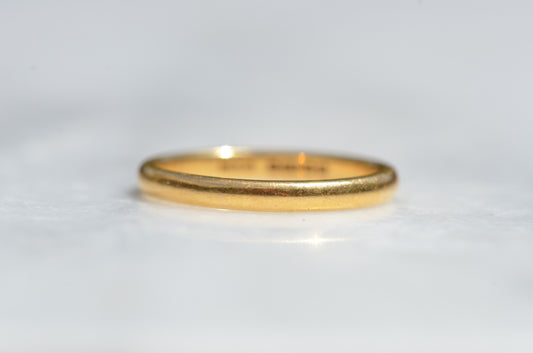 Classic Vintage 22k Band 7.25 1938