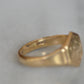 Gorgeous Vintage Hexagon Signet Ring