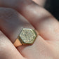 Gorgeous Vintage Hexagon Signet Ring