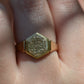 Gorgeous Vintage Hexagon Signet Ring