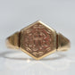 Gorgeous Vintage Hexagon Signet Ring