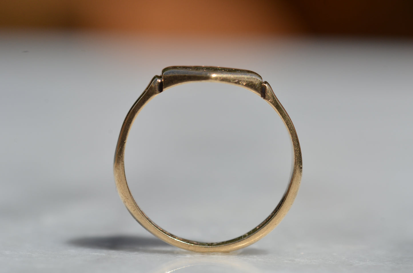 Gorgeous Vintage Hexagon Signet Ring