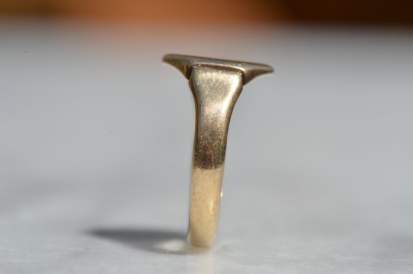 Gorgeous Vintage Hexagon Signet Ring