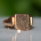 Solid Antique Signet Ring LC/CL