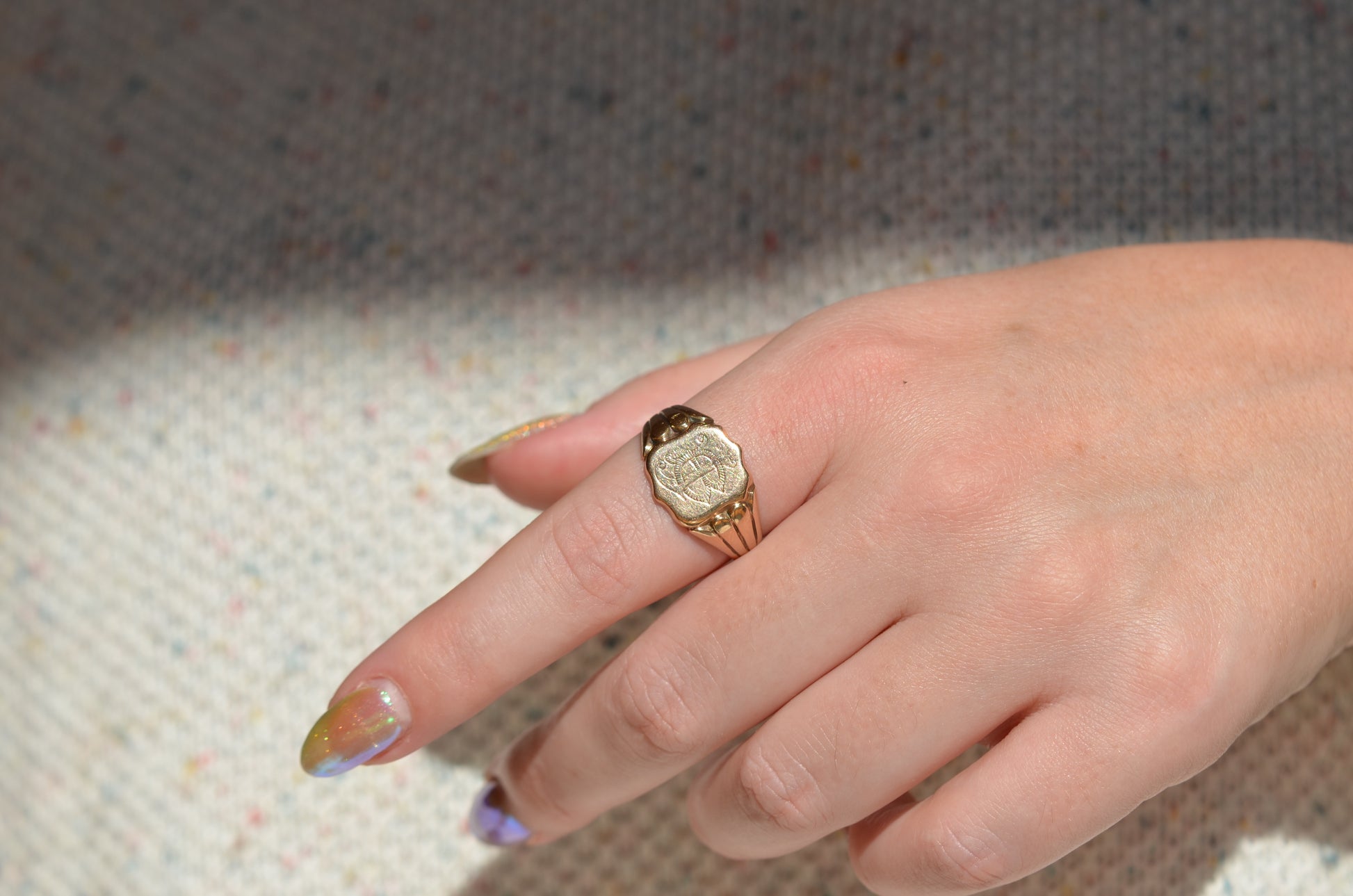 Classic Antique BJ/JB Signet Ring – Eloi