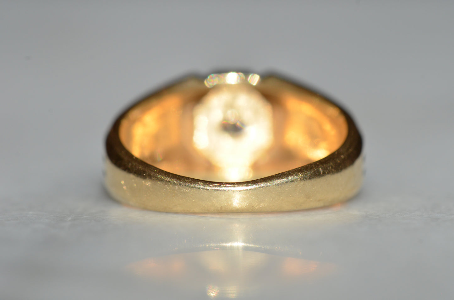 Striking Vintage Geometric Diamond Ring