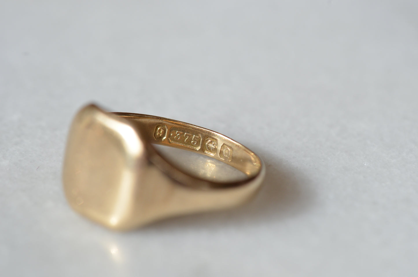 Classic Blank Vintage Signet Ring