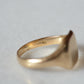 Classic Blank Vintage Signet Ring