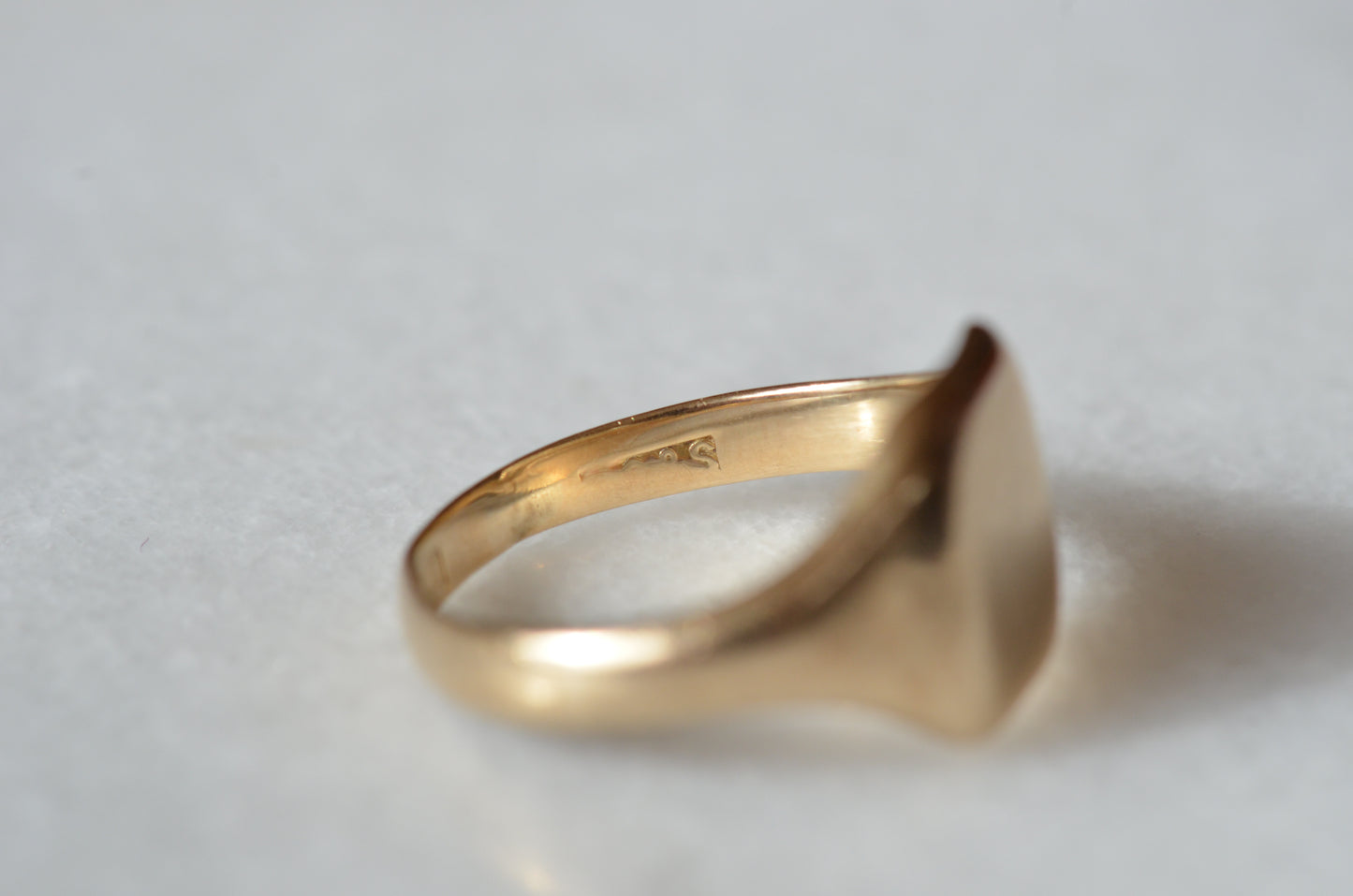Classic Blank Vintage Signet Ring