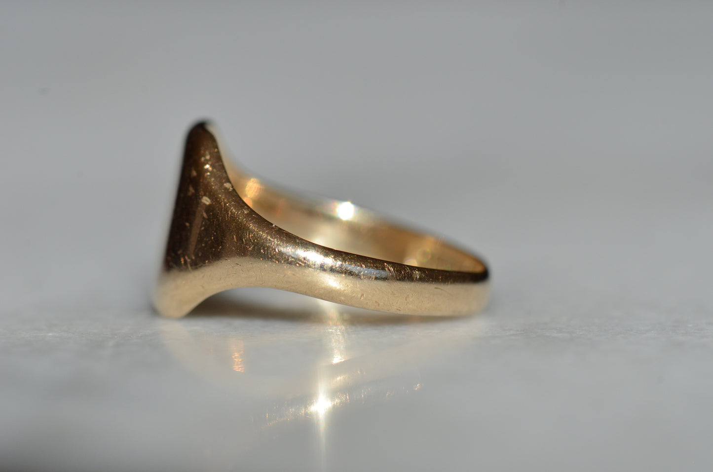 Classic Blank Vintage Signet Ring