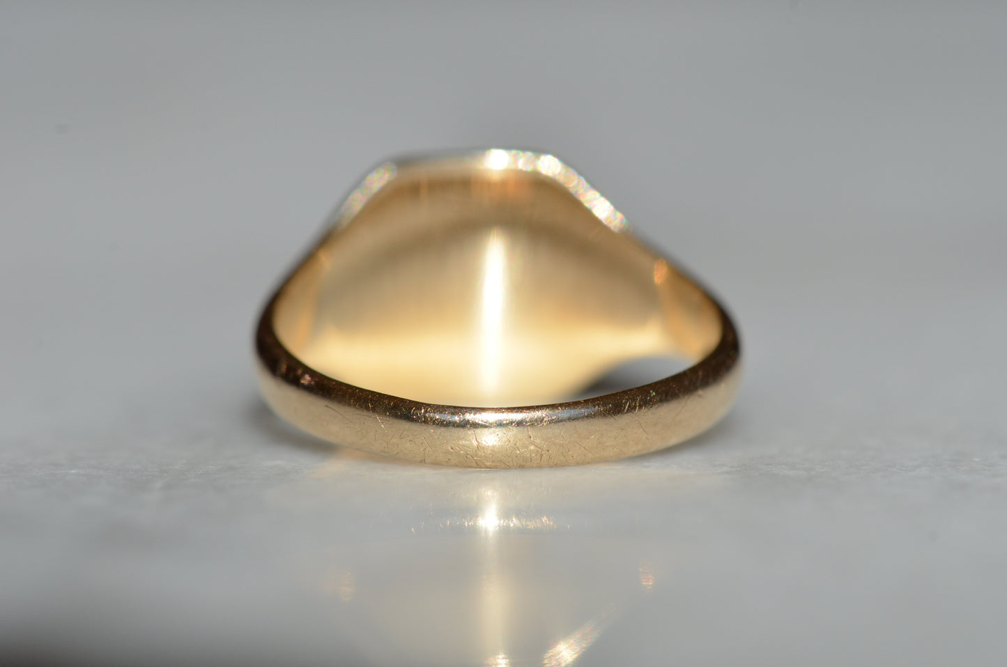 Classic Blank Vintage Signet Ring