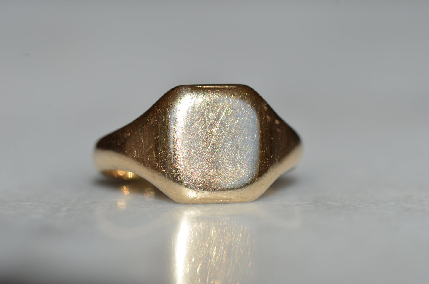 Classic Blank Vintage Signet Ring