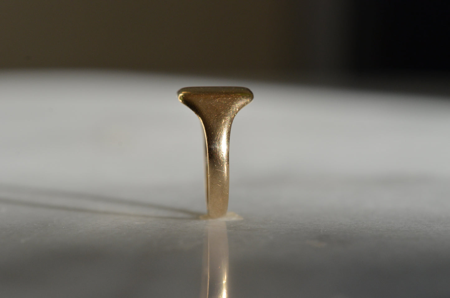 Classic Blank Vintage Signet Ring