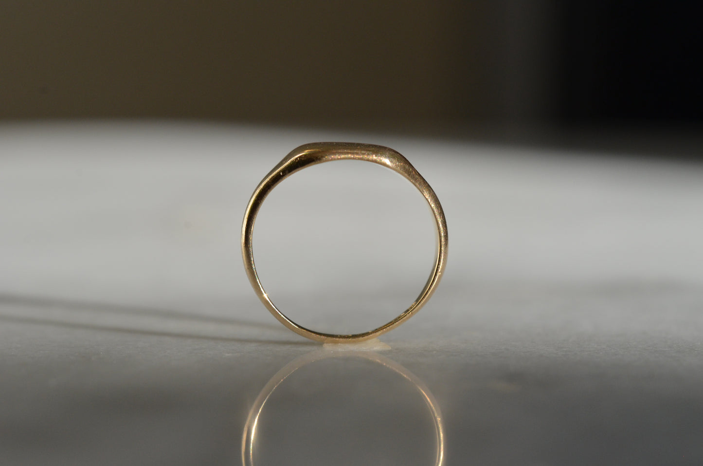 Classic Blank Vintage Signet Ring