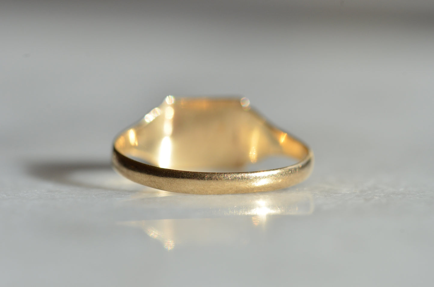 Paired Vintage Signet Ring MF